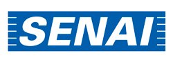 Logotipo do SENAI, parceiro no treinamento sobre cibersegurança de 2021